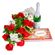 Для нее. Этот набор, состоящий из букета роз и хризантем с зеленью, шампанского и коробки конфет - отличный способ передать ваши поздравления или признание в любви.. Латвия