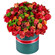 композиция из роз и хризантем в шляпной коробке. Латвия