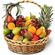 Корзина &#39;&#39;Райский сад&#39;&#39;. Восхитительная композиция из самых спелых яблок, груш, апельсинов, киви, бананов, винограда и ананаса в корзине.. Латвия